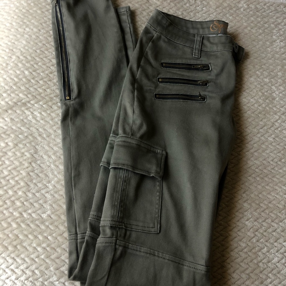Army green pants
